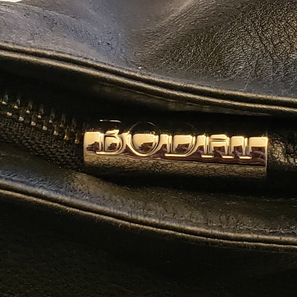 Black leather sachel. - Picture 8 of 12